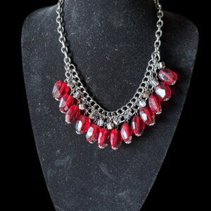 Vintage Red Fashion Necklace